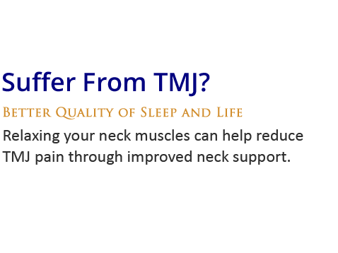 Relaxing your neck muscles can help reduce TMJ pain through improved neck support.